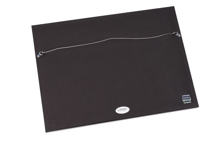 Back of frame with hanger showing