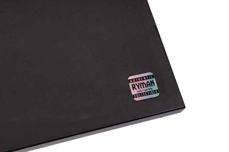 Authentic Ryman Collectible sticker on back of frame  