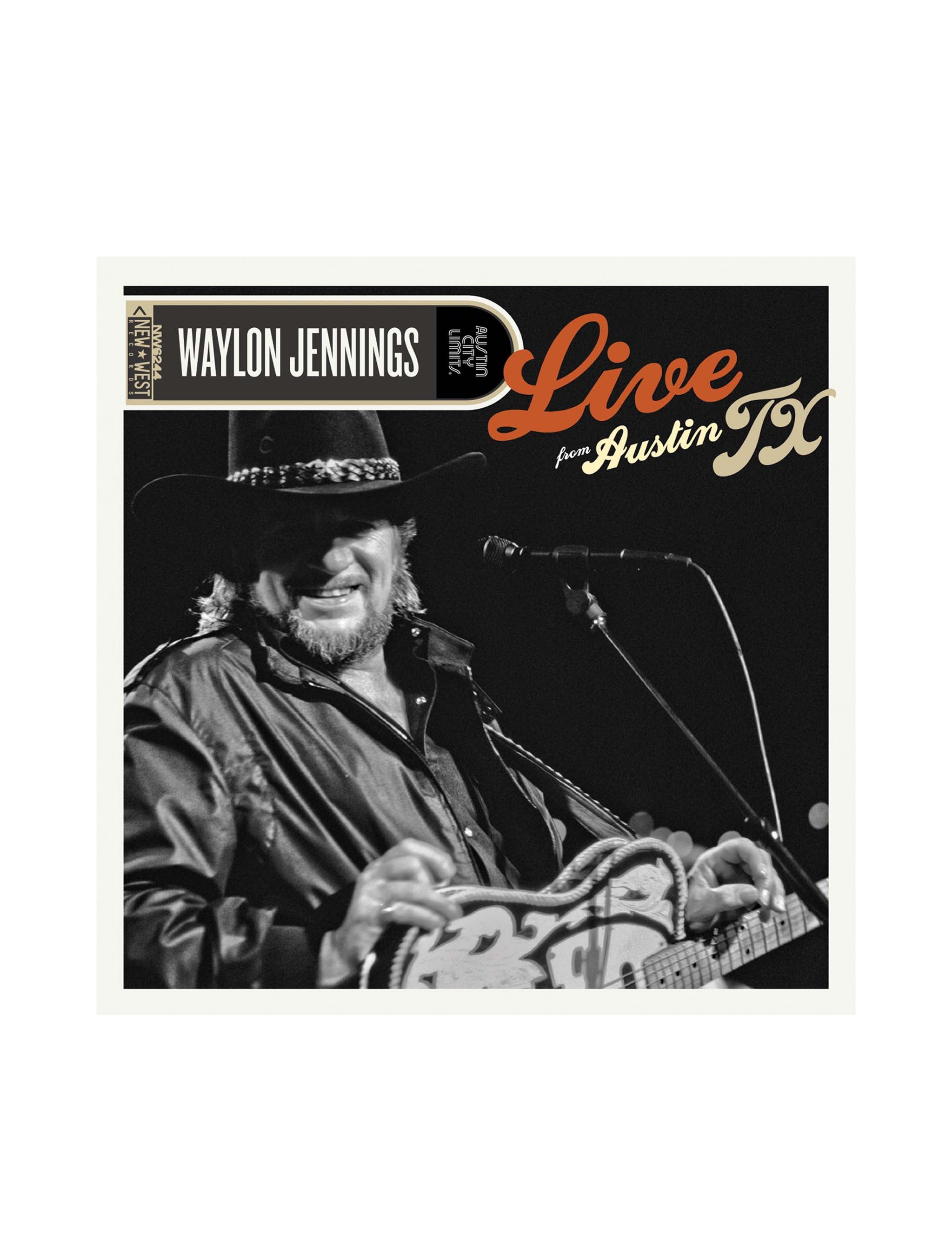 Waylon Jennings: Live from Austin TX '89 2-Disc Set (LP) – OpryShop