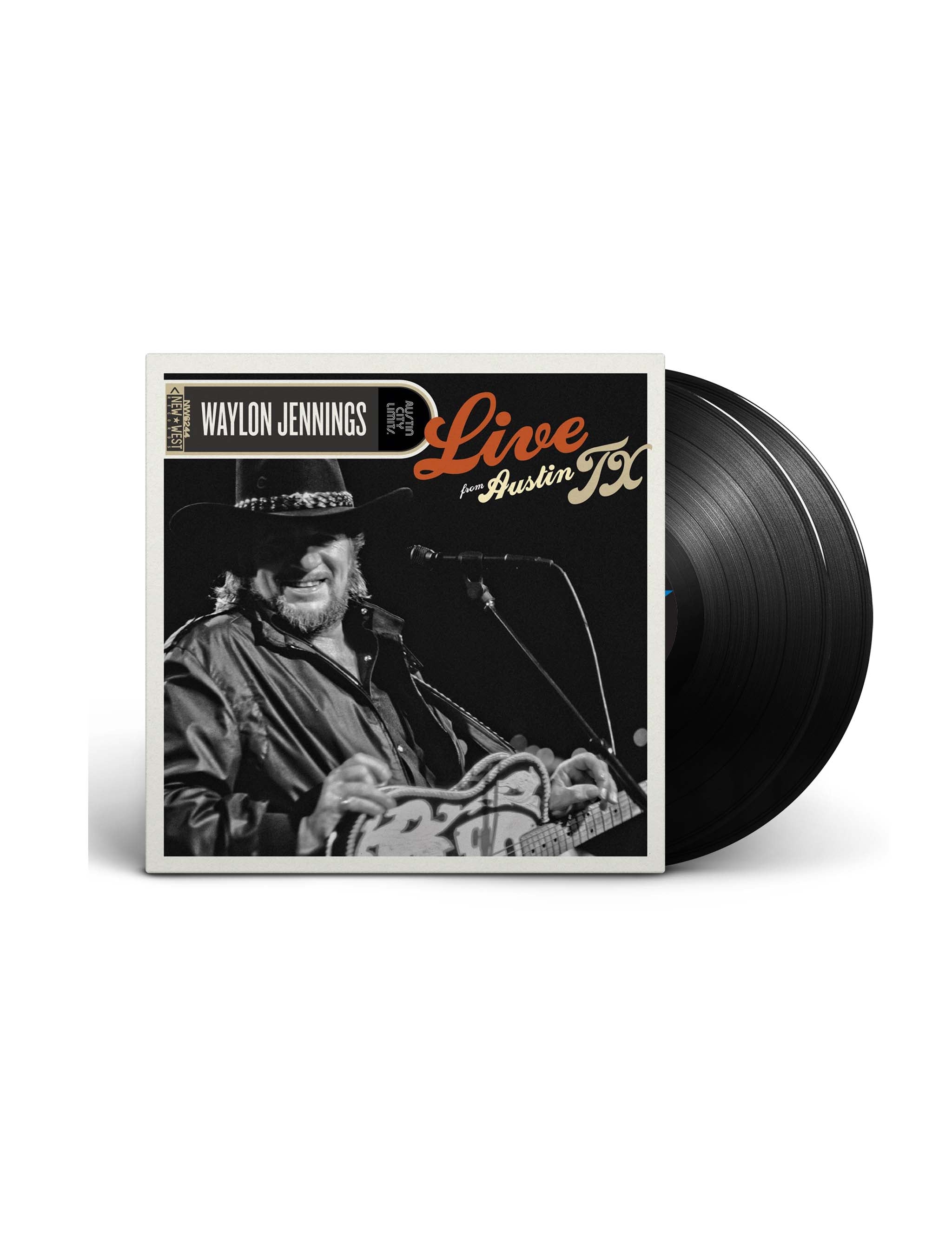 Waylon Jennings: Live from Austin TX '89 2-Disc Set (LP) – OpryShop