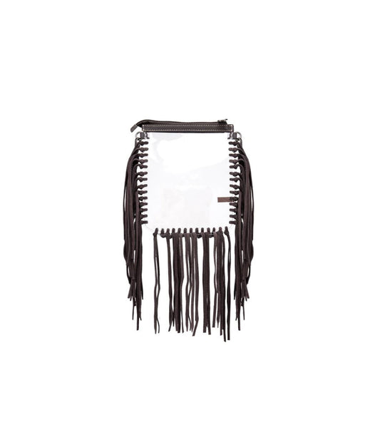 Western Fringe Clear Fashion Bag - BAGS
