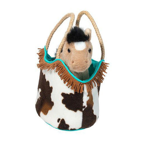 Western Sassy Sak with Horse Plush - KIDS TOYS