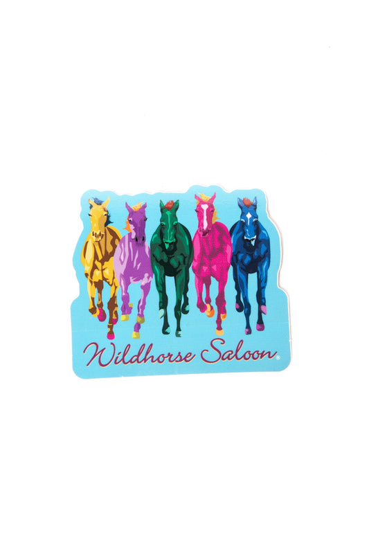 Wildhorse Colorful Horse Decal - SOUVENIRS