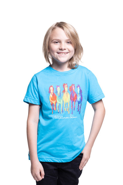 Wildhorse Colorful Horse Youth T-Shirt - KIDS APPAREL