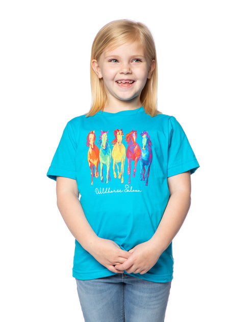 Wildhorse Colorful Horse Youth T-Shirt - KIDS APPAREL