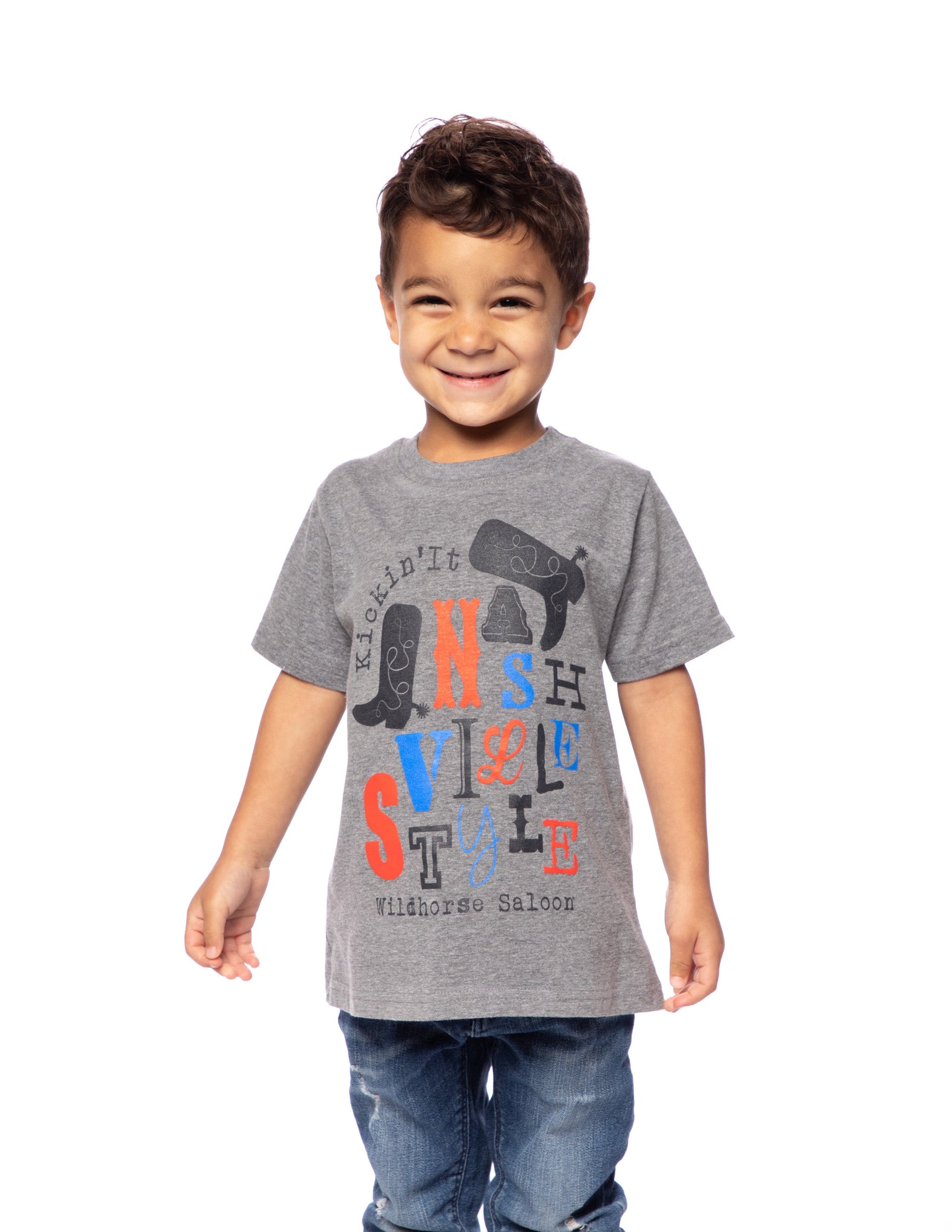 Wildhorse Toddler Nashville Kickin’ It T-Shirt - KIDS APPAREL