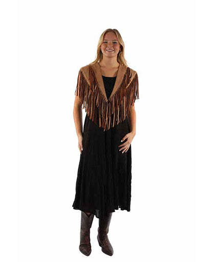 Women’s Scully Western Short Fringe Shawl - OUTERWEAR