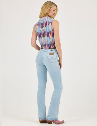 Wrangler® X Lainey Checotah Tie Front Top - TANKS