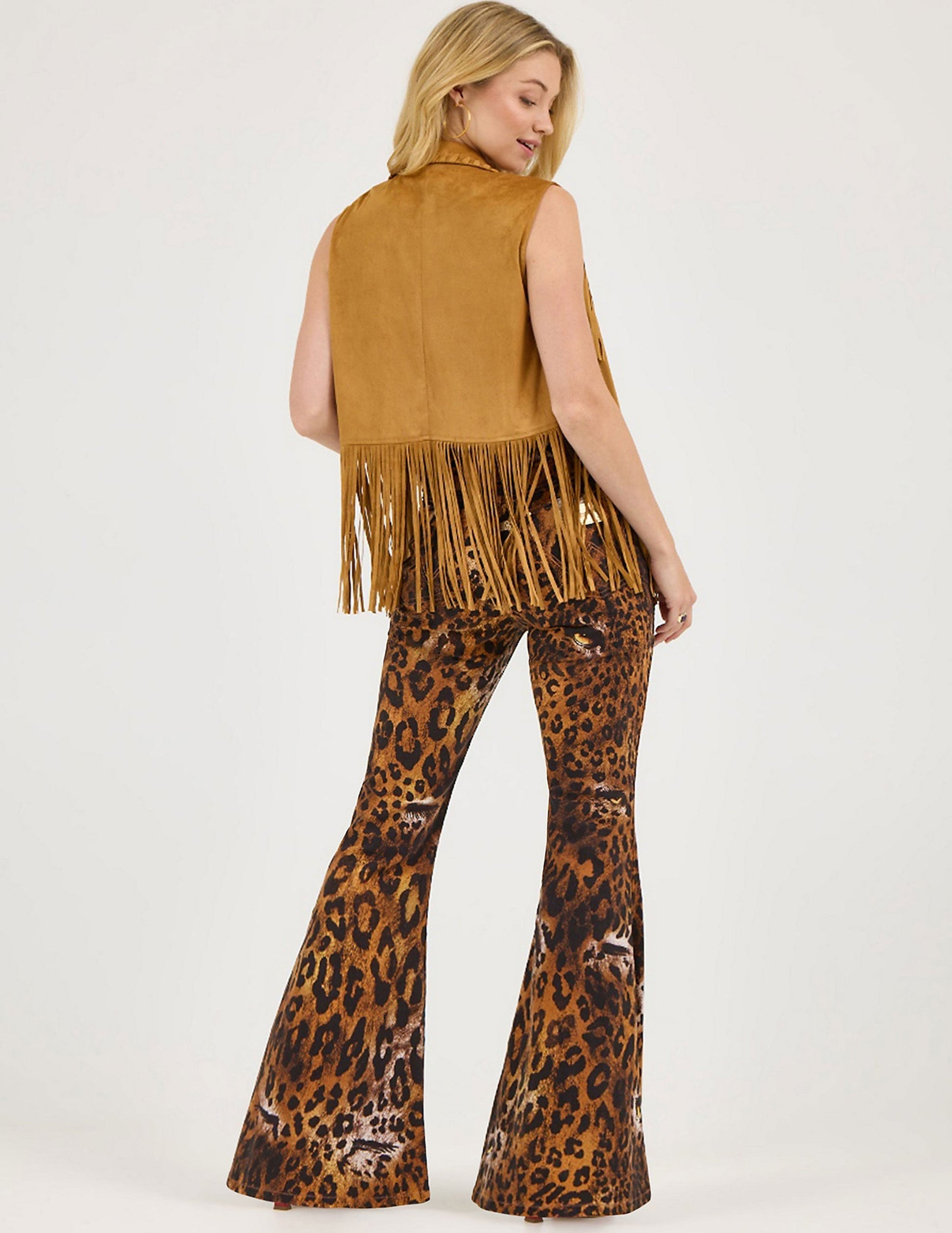 Wrangler® X Lainey Wilson Festival Fringe Suede Vest - OUTERWEAR