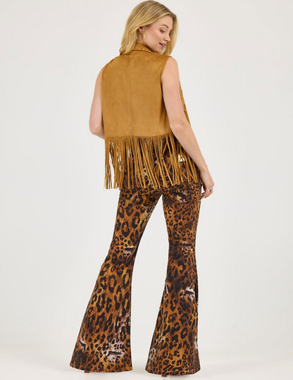 Wrangler® X Lainey Wilson Festival Fringe Suede Vest - OUTERWEAR