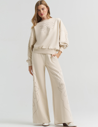 Wrangler x Lainey Wilson Cowboy Sweatshirt - CREW SWEATSHIRTS