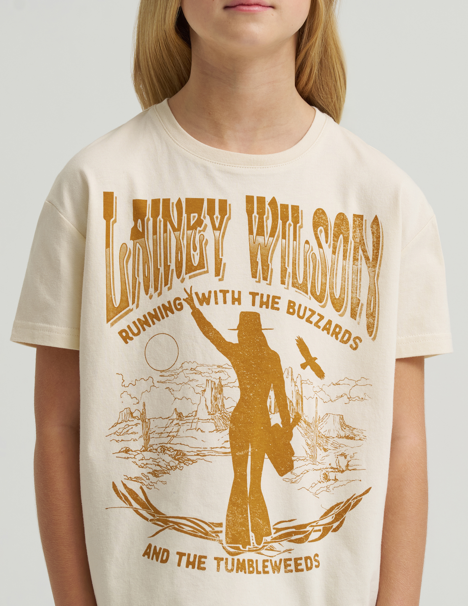Wrangler x Lainey Wilson Girls Buzzards Tee - KIDS TEES