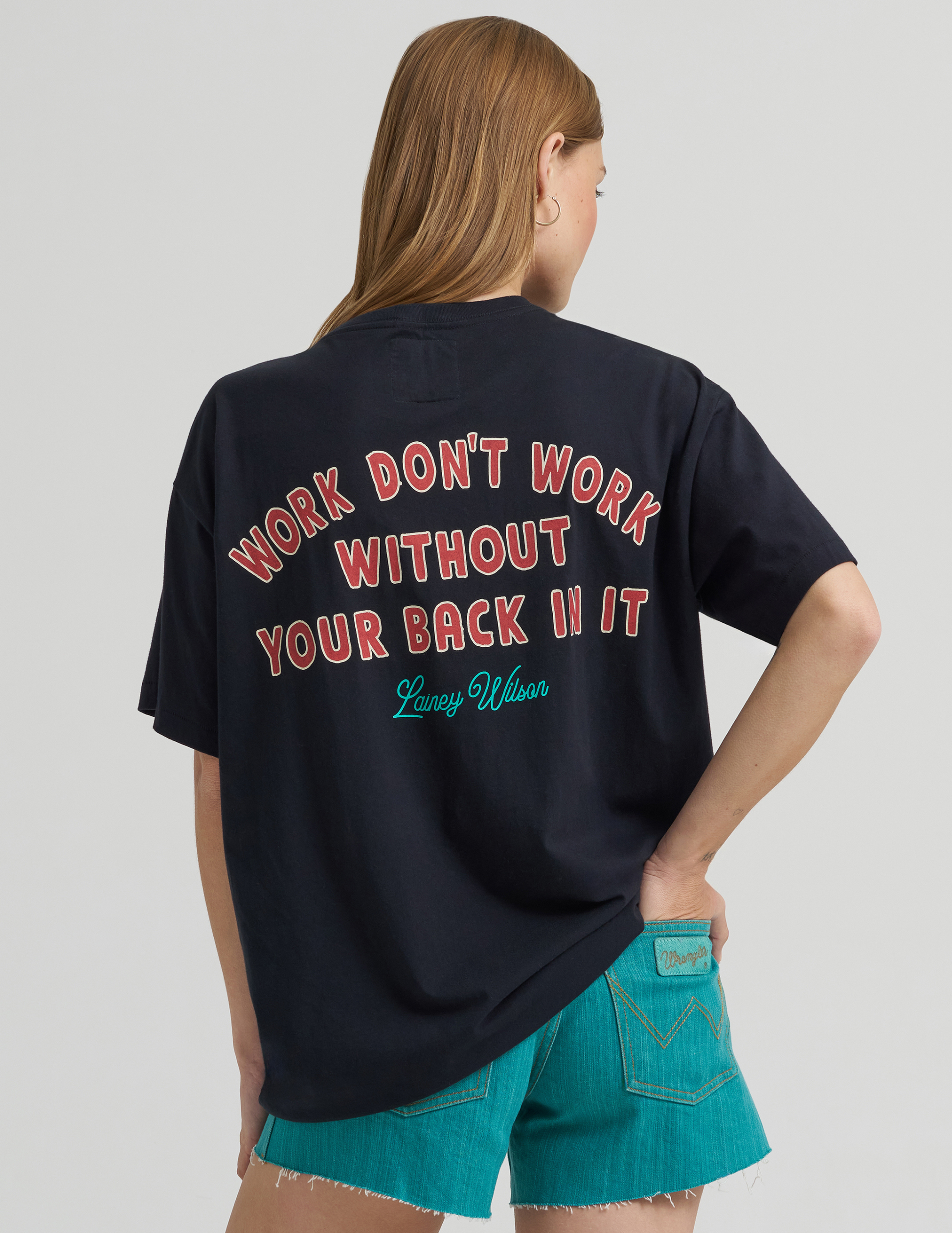 Wrangler x Lainey Wilson Work Don’t Work Tee - CREWS