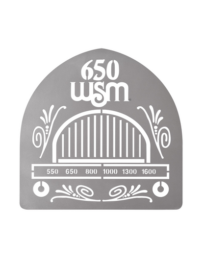 WSM Radio Metal Plaque - FRAMED ART