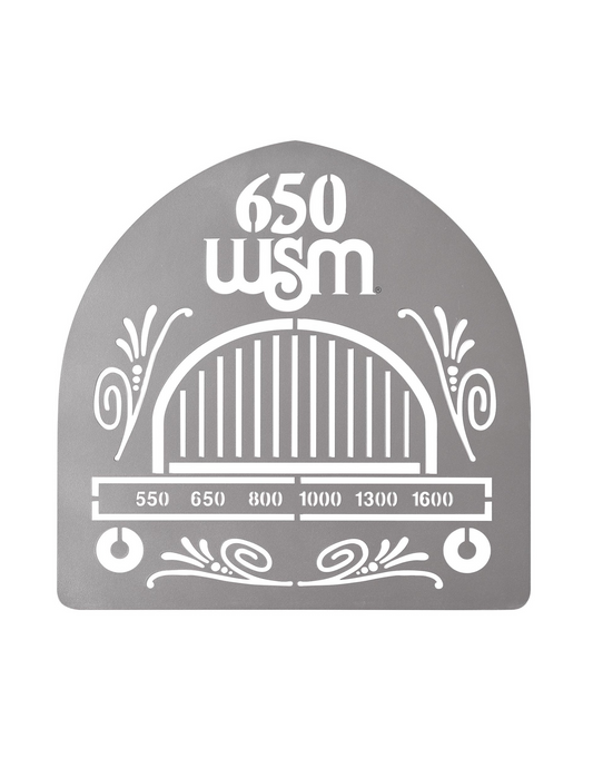 WSM Radio Metal Plaque - FRAMED ART