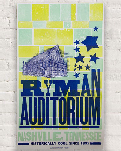 Historically Cool Ryman Hatch Show Print Default Title