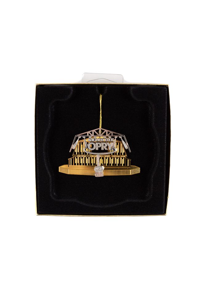 Opry Elegant Gold Stage Ornament