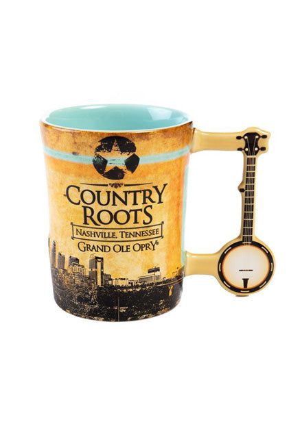 Country Roots Mug with Banjo Handle Default Title