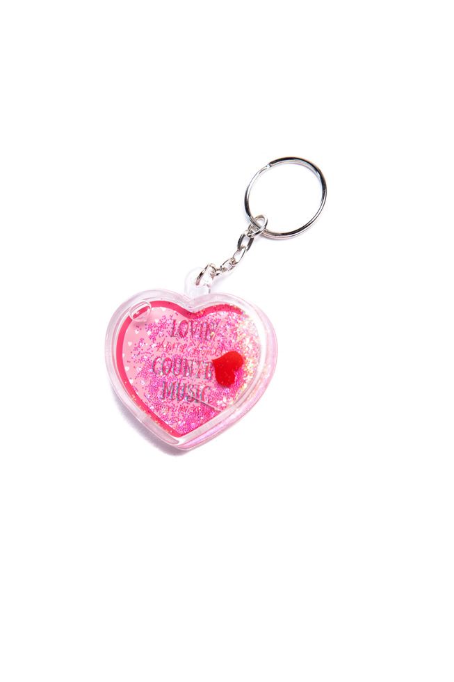 Opry Lovin' Some Floaty Heart Keychain