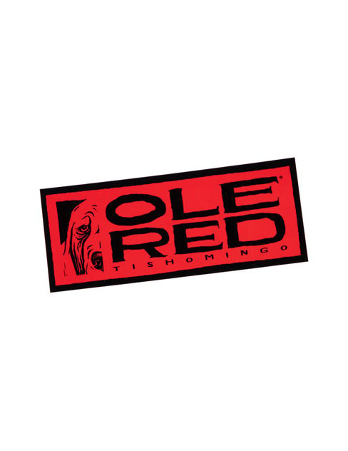 Ole Red Tishomingo Logo Decal Default Title