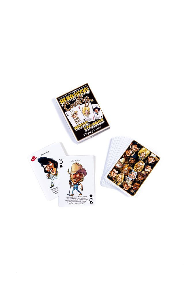 Country Music Legends Playing Cardss