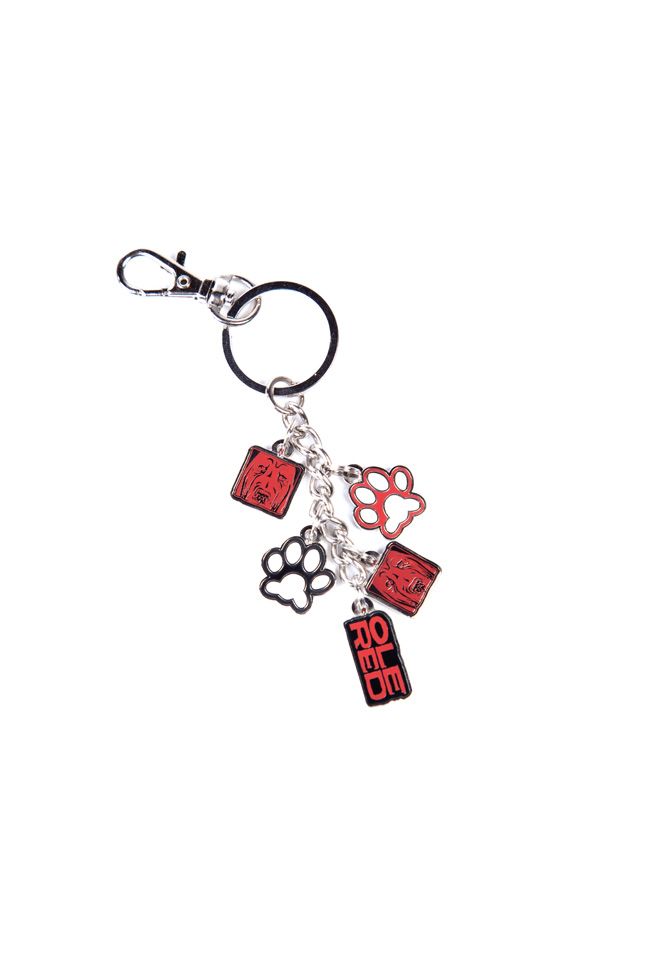 Ole Red Charmed Keychain