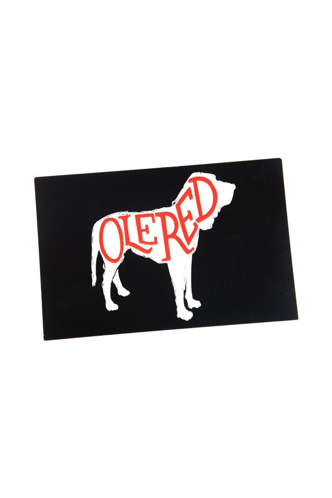 Ole Red Ole Dog Postcard