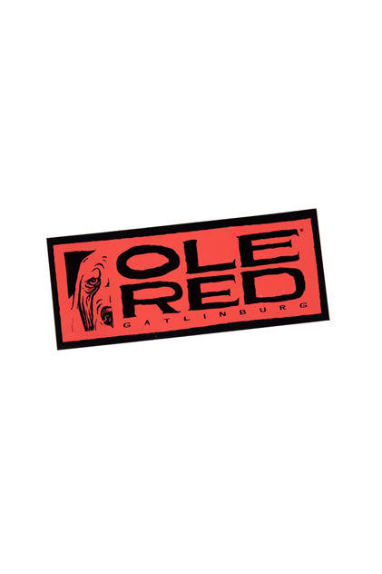 Ole Red Gatlinburg Logo Decal Default Title