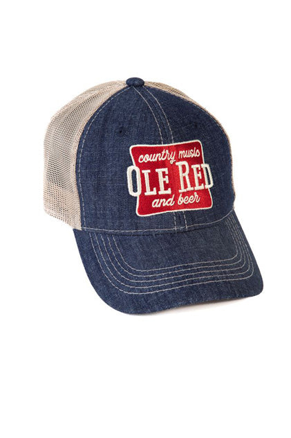 Ole Red Country Music Beer Trucker Hat | Official Store of Grand Ole Opry, Ryman Auditorium, & Ole Red