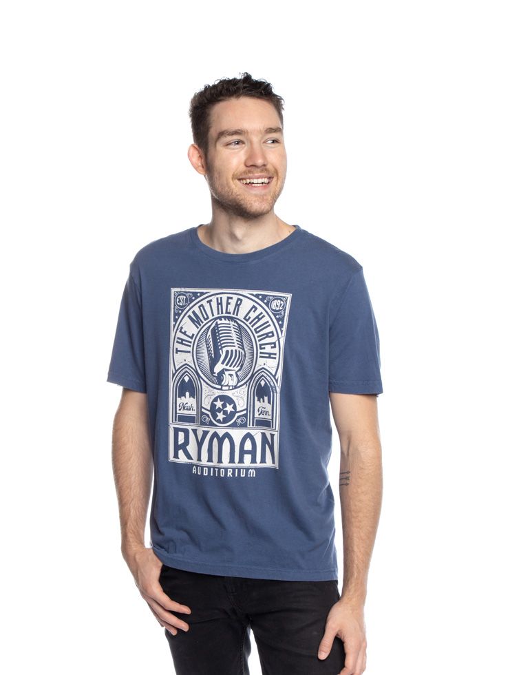 Ryman Microphone Poster T-Shirt