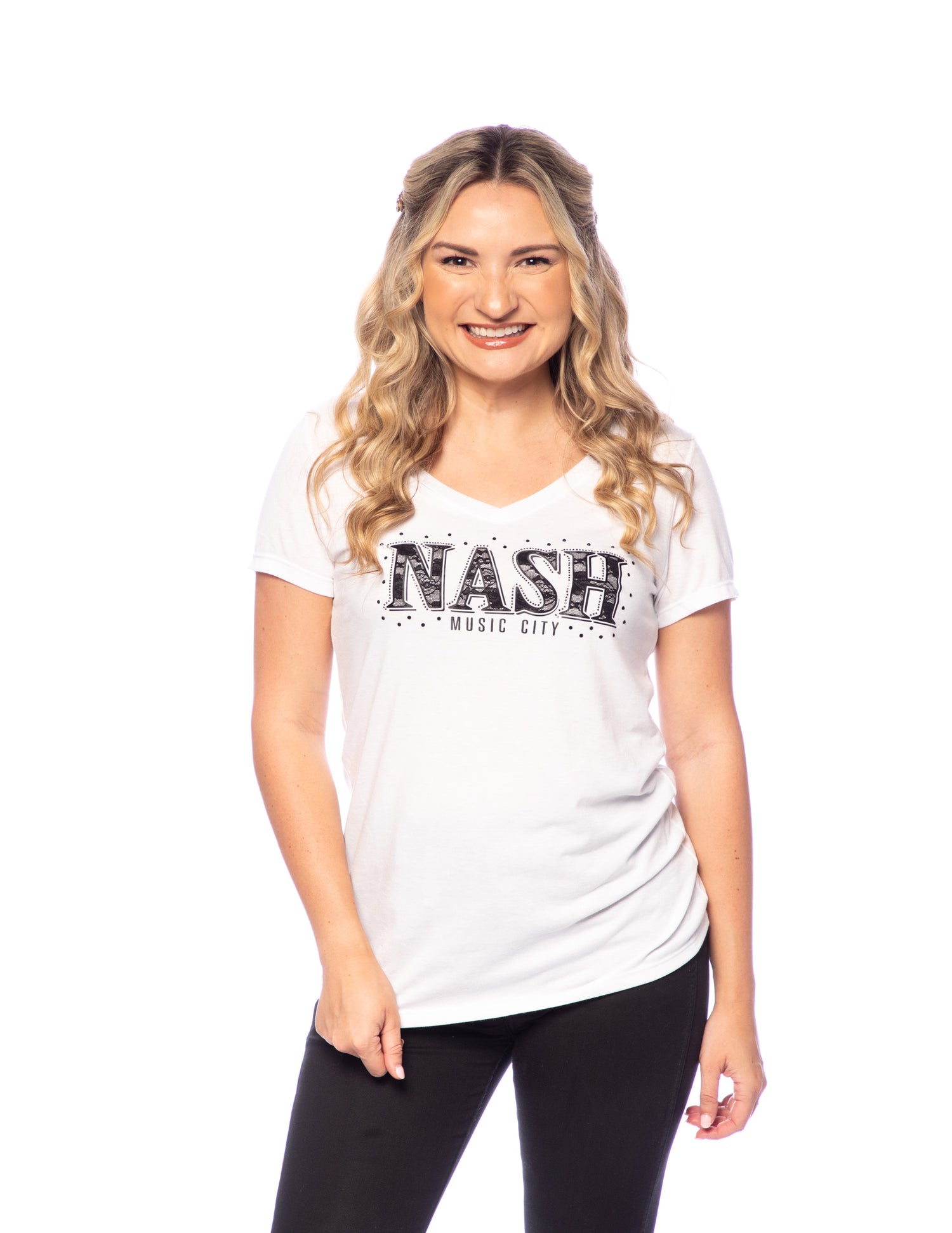 Nash Lace Embellished T-Shirt