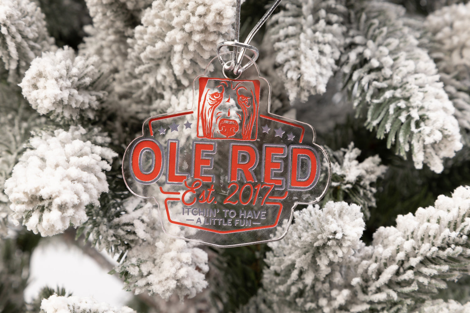 Ole Red Neon Lights Ornament