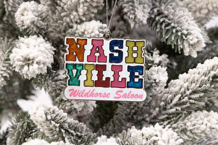 Nashville Glitter Ornament