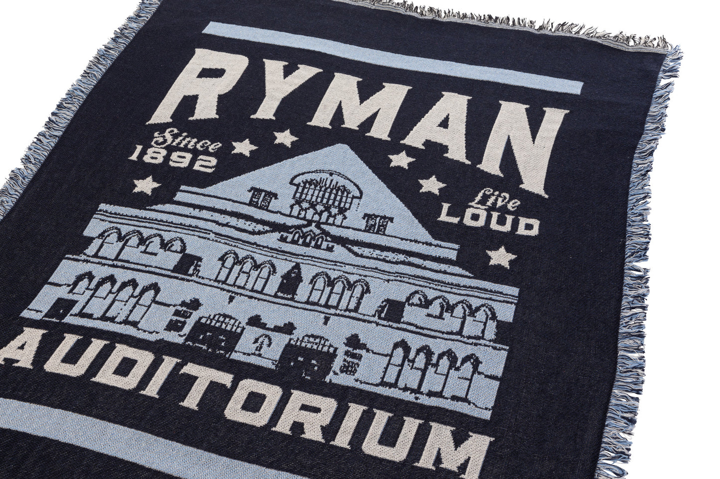 Ryman Poster Jacquard Blanket - DECOR