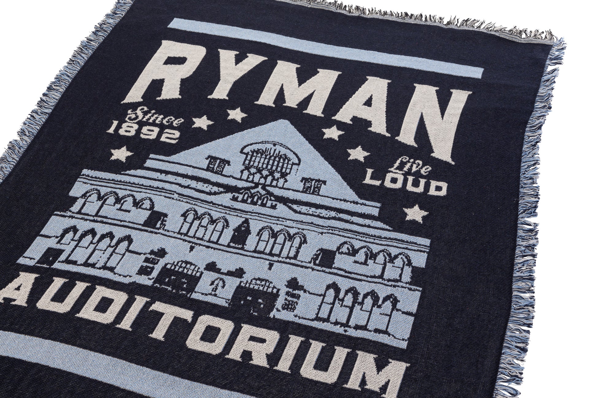 Ryman Poster Jacquard Blanket - DECOR