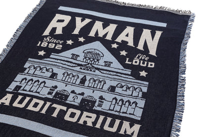 Ryman Poster Jacquard Blanket - DECOR