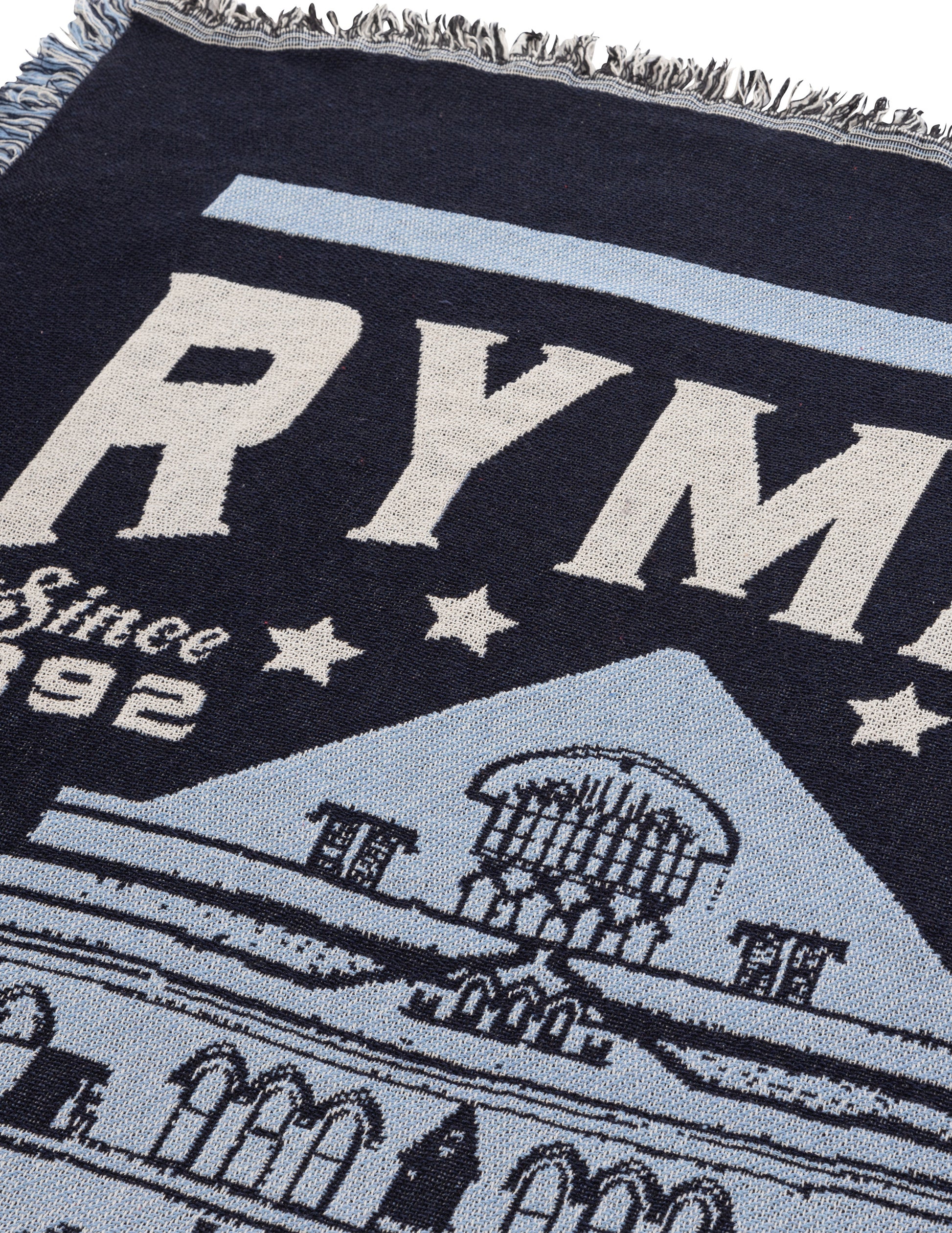 Ryman Poster Jacquard Blanket - DECOR