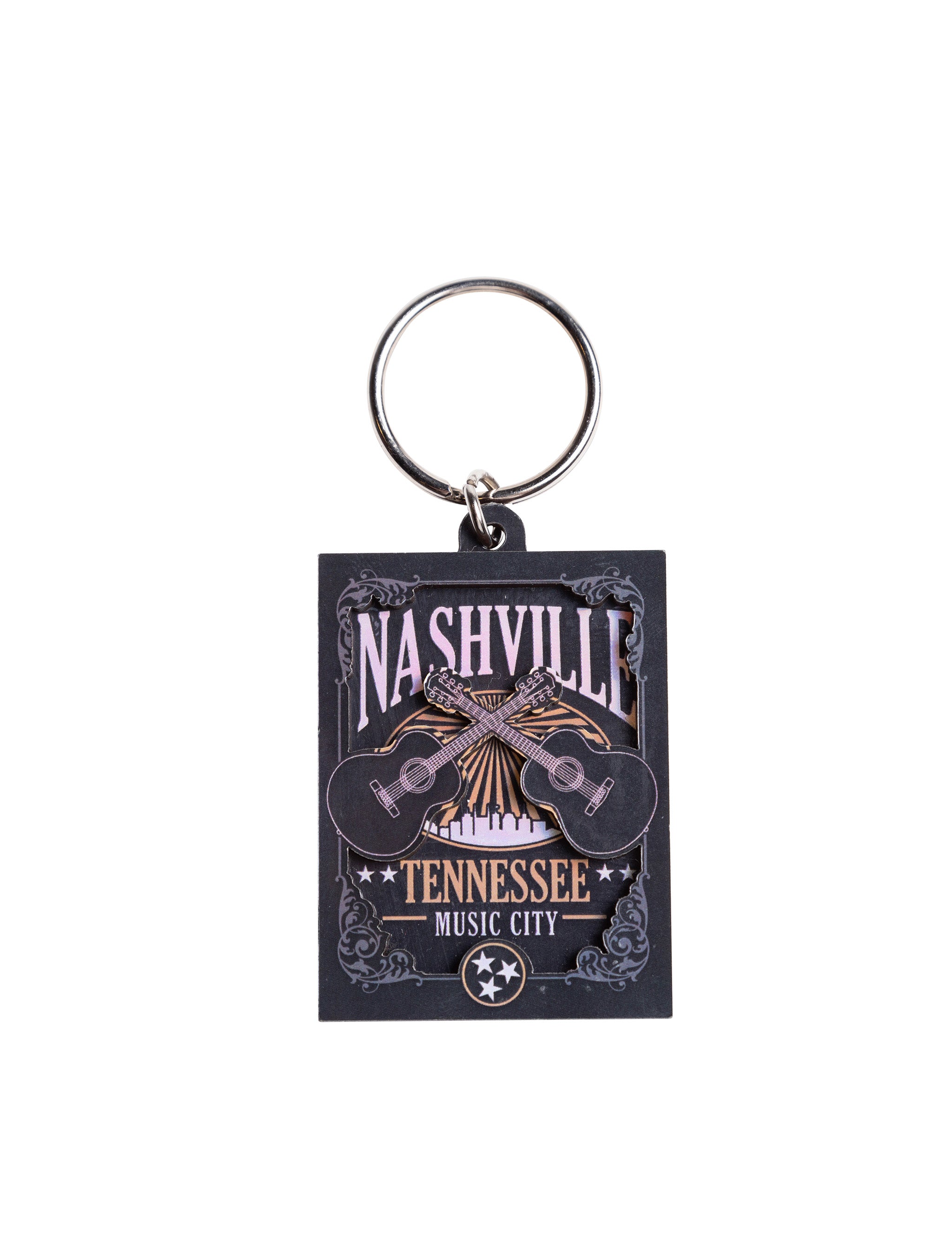 Nashville Holographic Souvenir Keychain