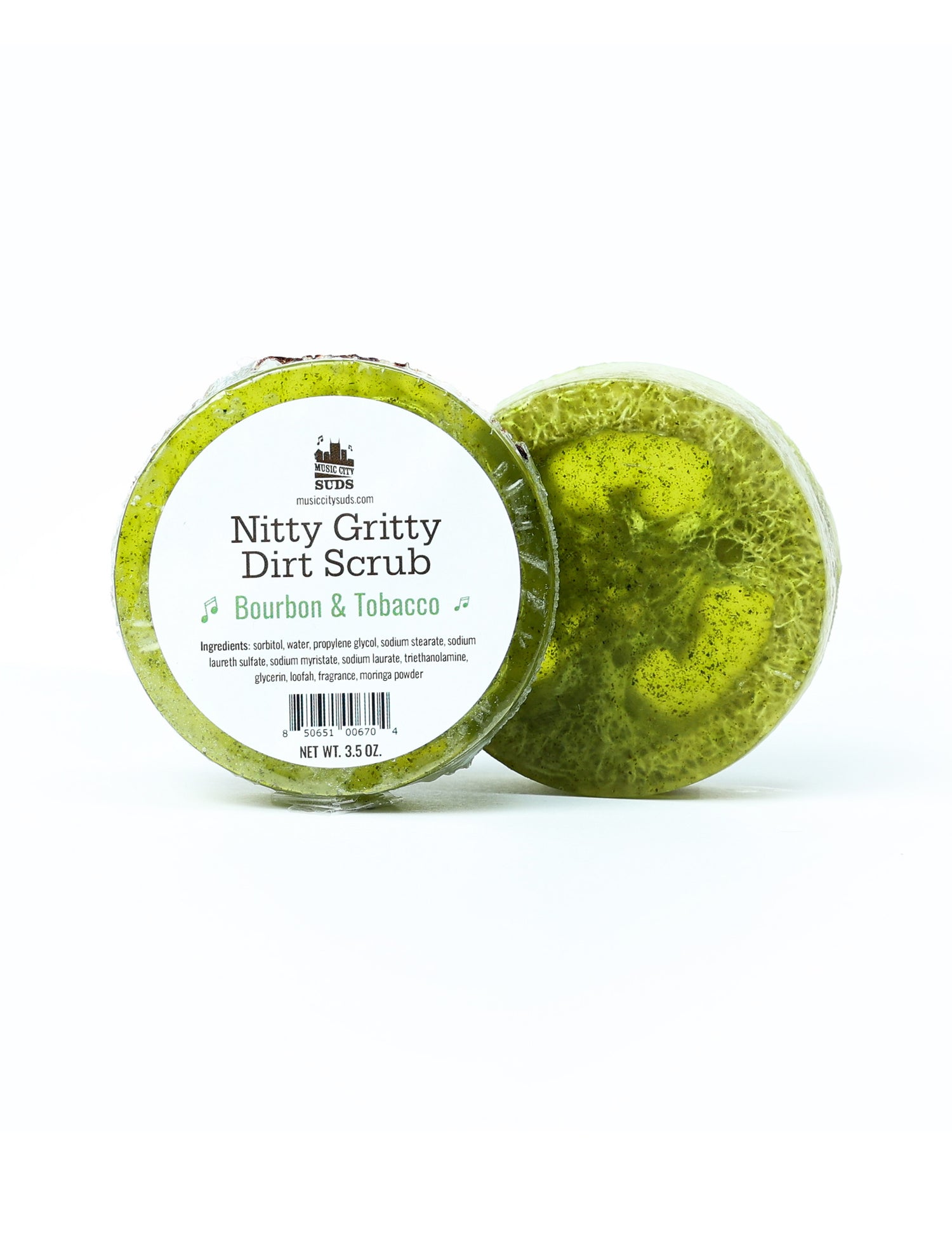 Nitty Gritty Dirty Scrub Bar - Bourbon & Tabacco
