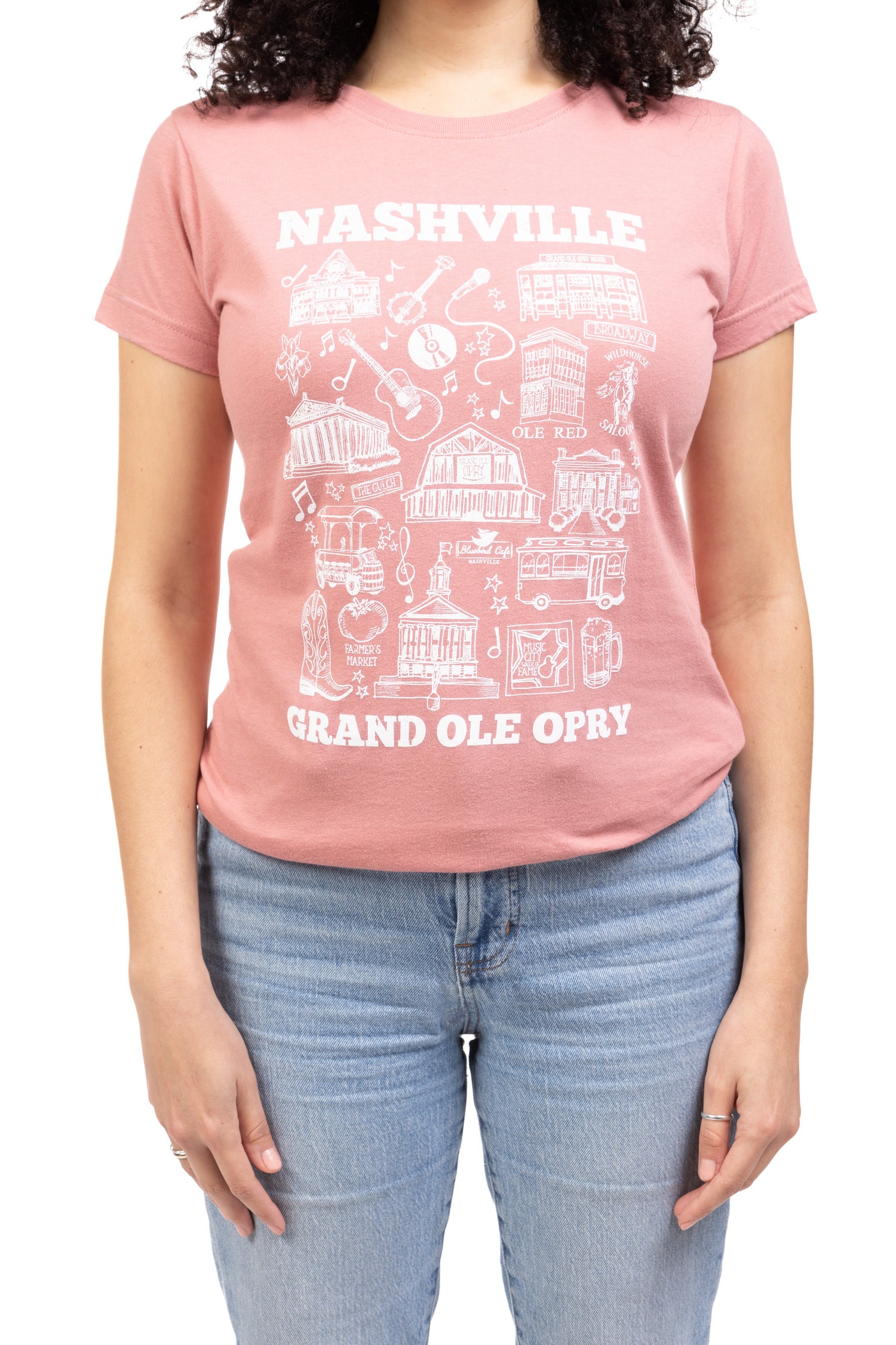 Opry Women's Nashville Map T-Shirt