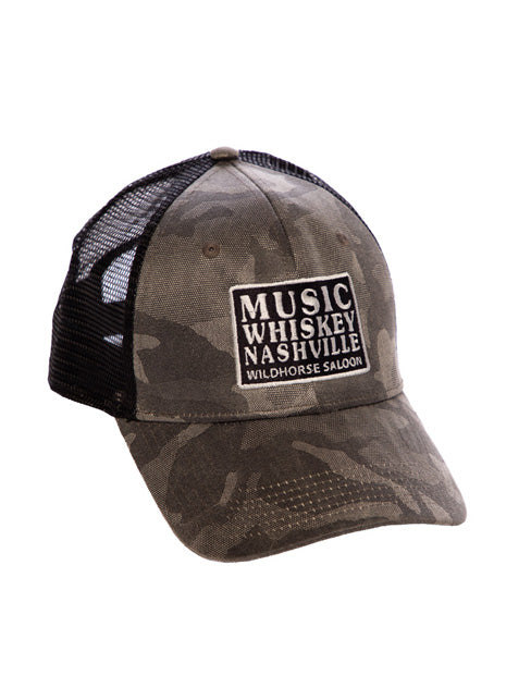 Wildhorse Music Whiskey Camo Hat