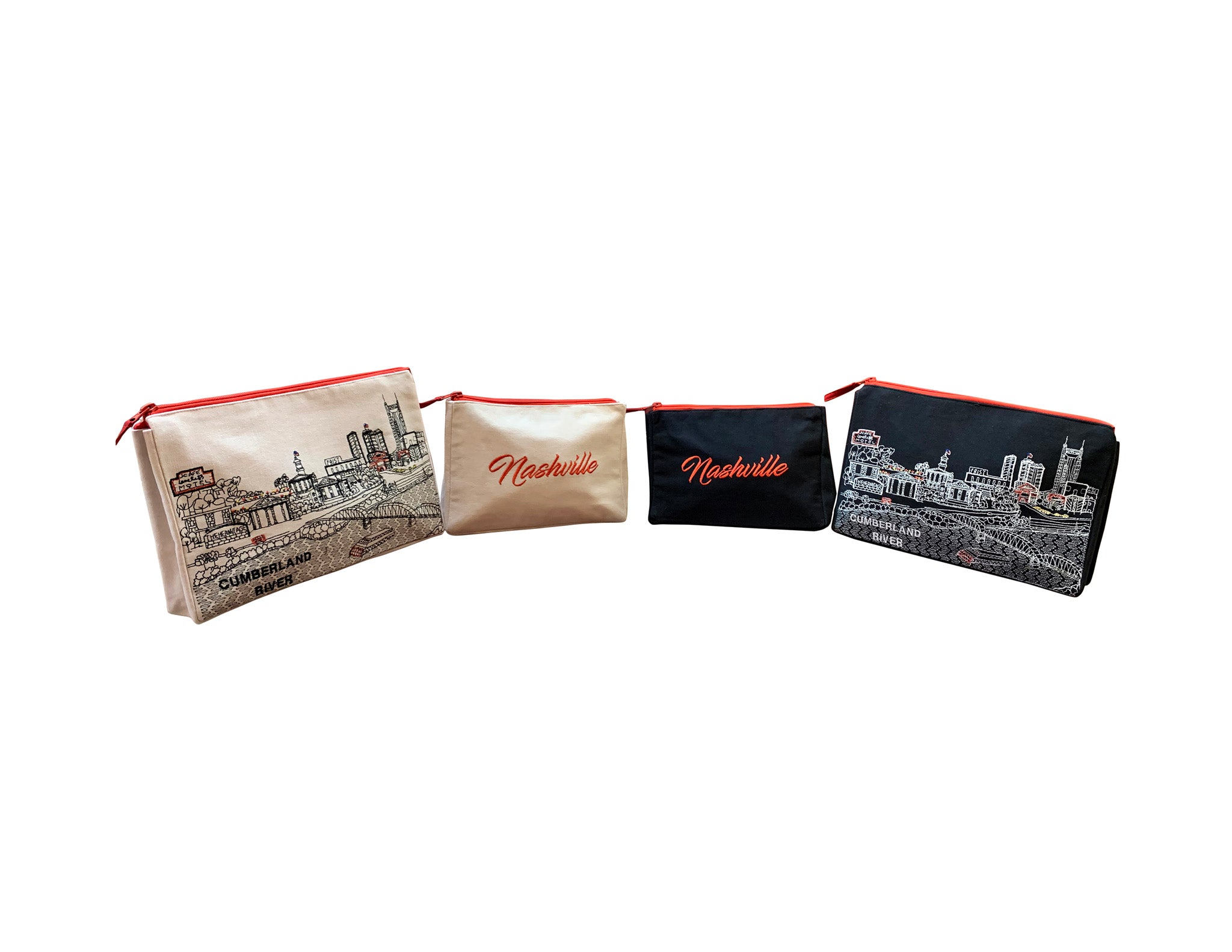 Nashville Skyline Travel Bag in Cream