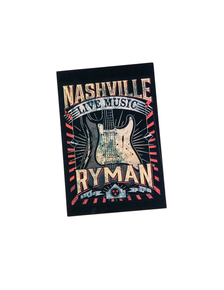 Ryman Live Music Postcard