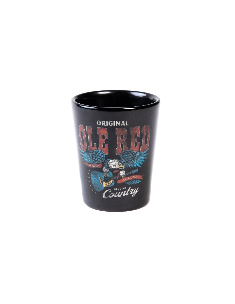 Ole Red Genuine Country Shot Glass
