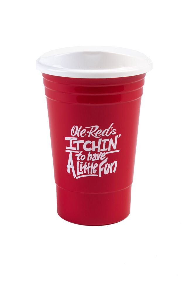 Ole Red Itchin Party Cup With Lid