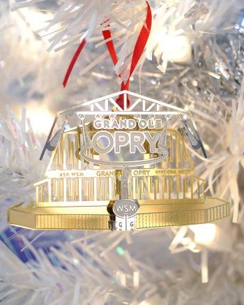 Opry Elegant Gold Stage Ornament