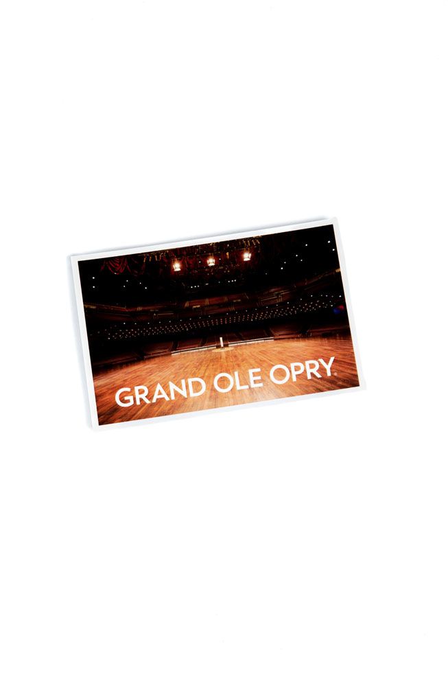 Opry Looking Out Postcard