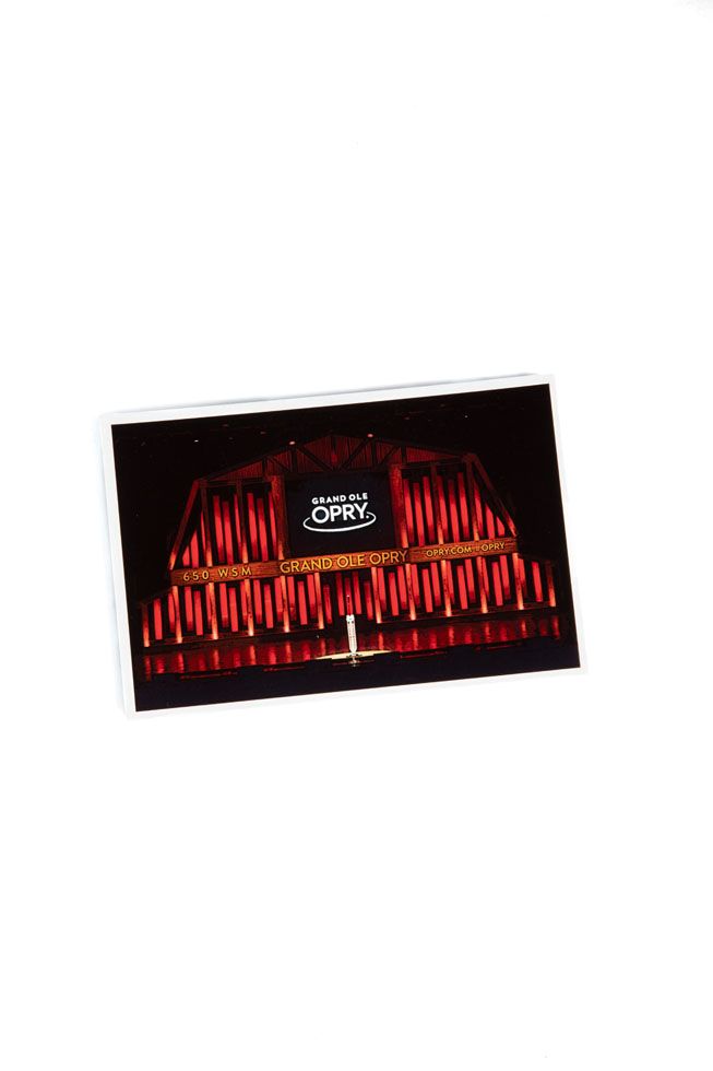 Opry Stage Postcard