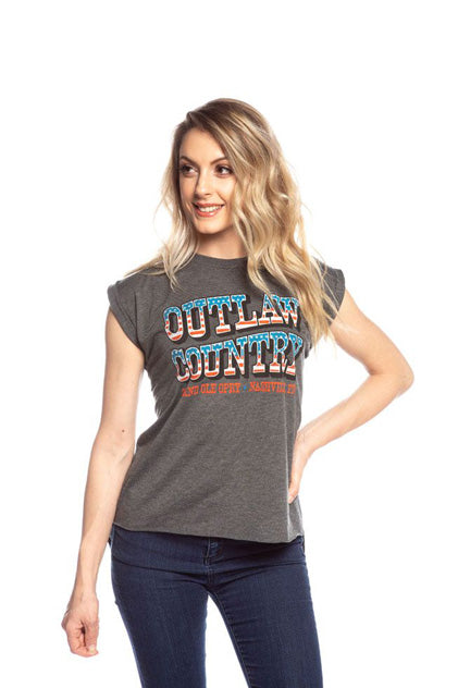 Opry Women's Outlaw Country Flag T-Shirt