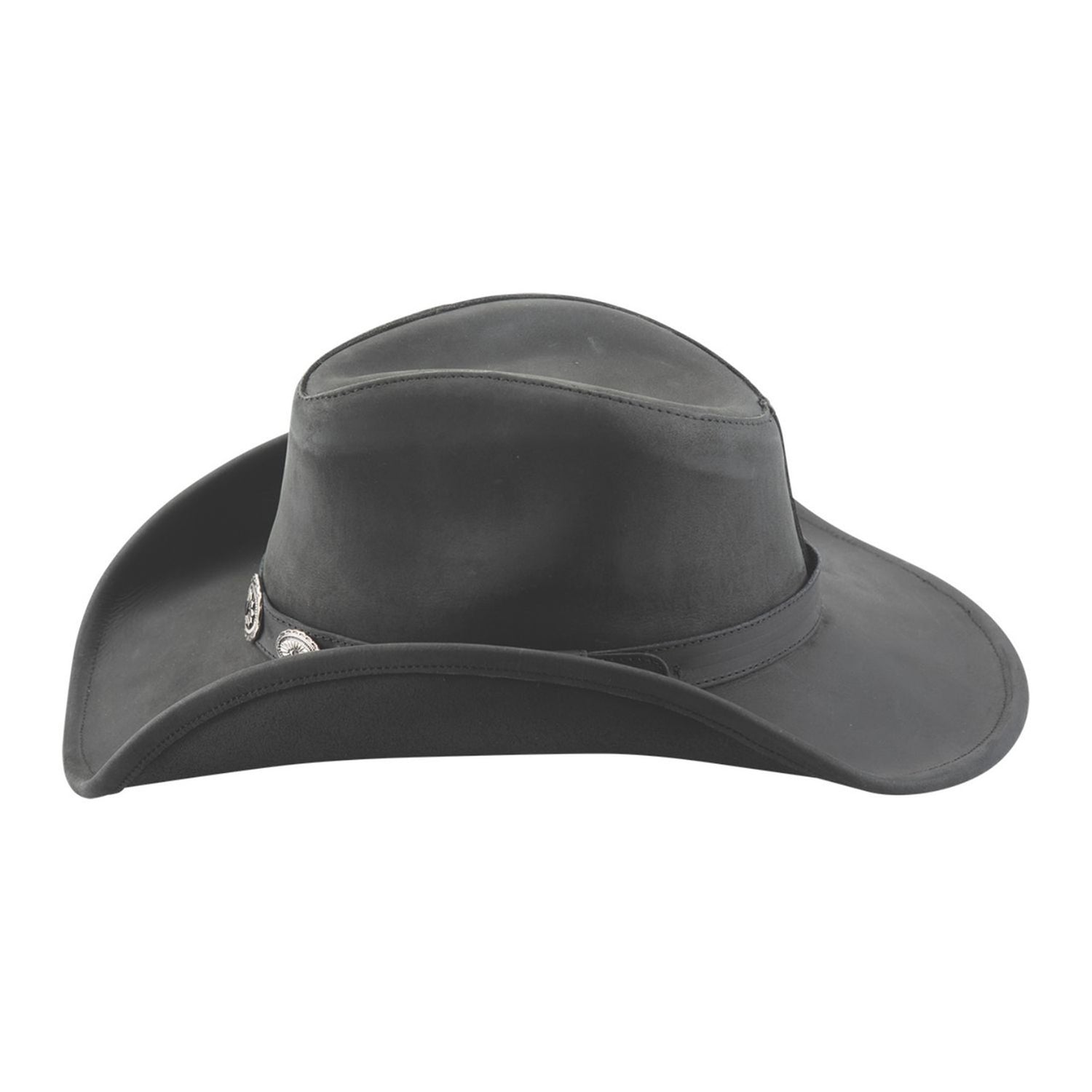 Right Now Leather Cowboy Hat